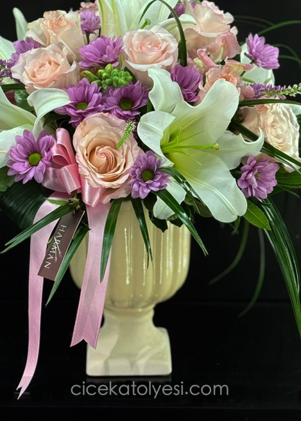 Seramik Vazoda Aranjman