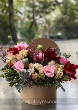 Kraft Kutu Pembe Tasarım