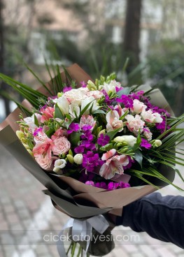 Renkli Buket Tasarımı